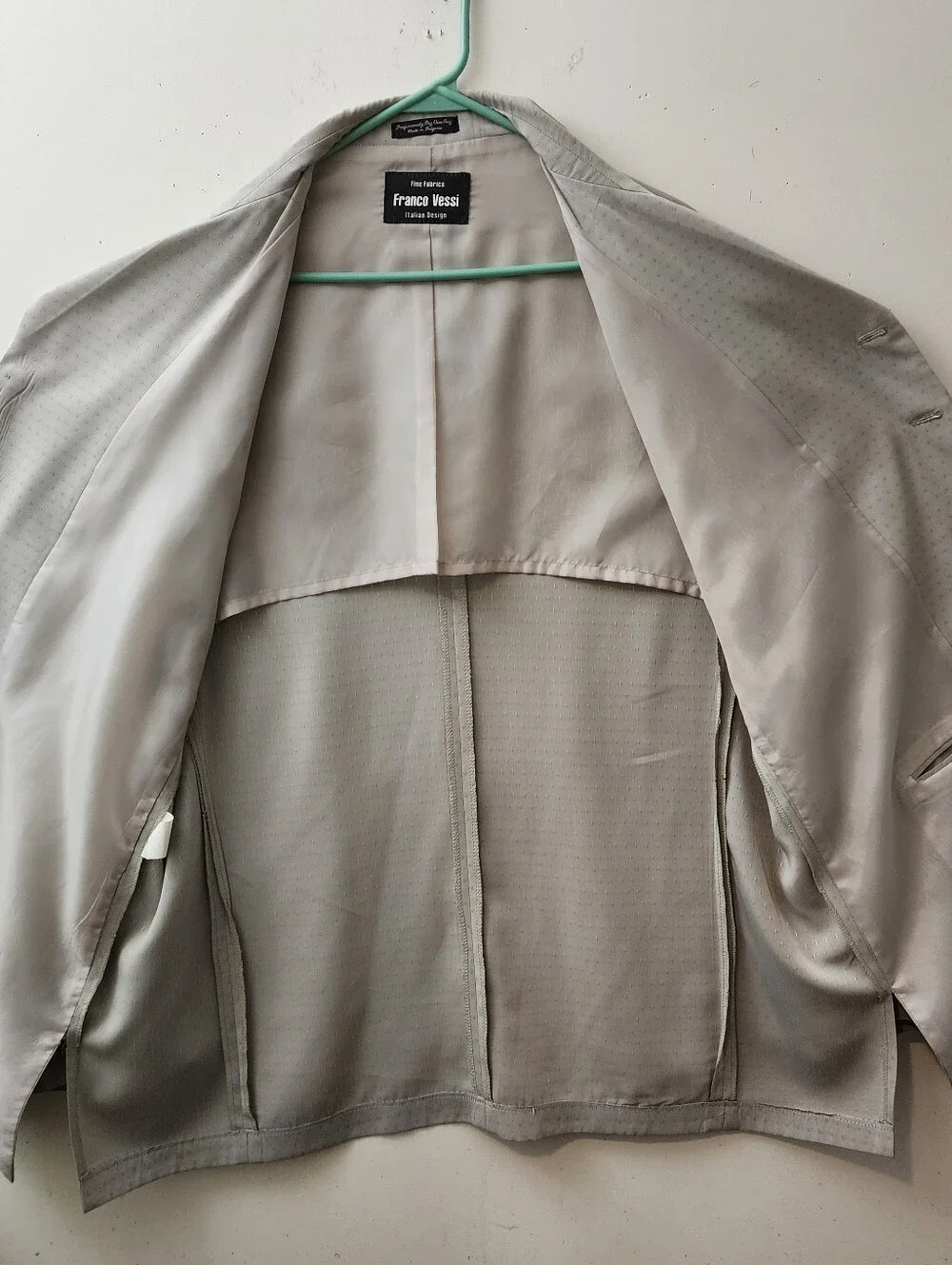 Vtg Franco Vessi Men’s Shirt Jacket 2X Franco Polyester Microfiber Shacket 90s